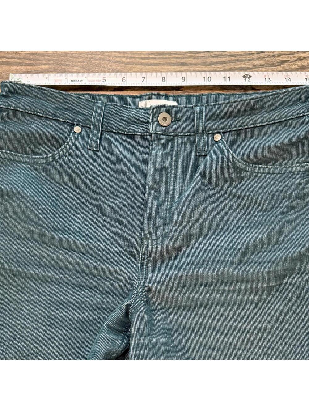 New Carve Designs 6” Oahu Blue Teal Corduroy Shorts Size 6 - Picture 5 of 7